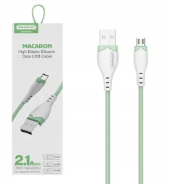 kabel-usb-micro-2-1a-somostel-zielony-2100mah-quick-charger-1-2m-powerline
