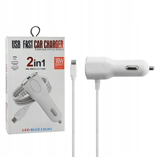 ladowarka-samochodowa-2a-biala-vega-faston-iphone-usb-2000ma-stan-nowy