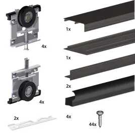 system-przesuwny-do-szafy-slidup-220-na-2-skrzydla-drzwi-18-mm-czarny