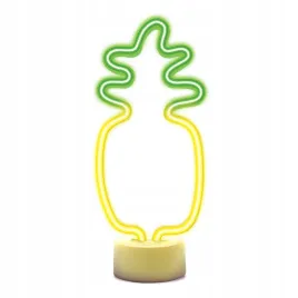 neon-na-podstawce-led-ananas-pomaranczowo-zielony-usb-c-fsc-12-forever-ligh