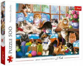 puzzle-500el-kocia-rodzina-37425-trefl