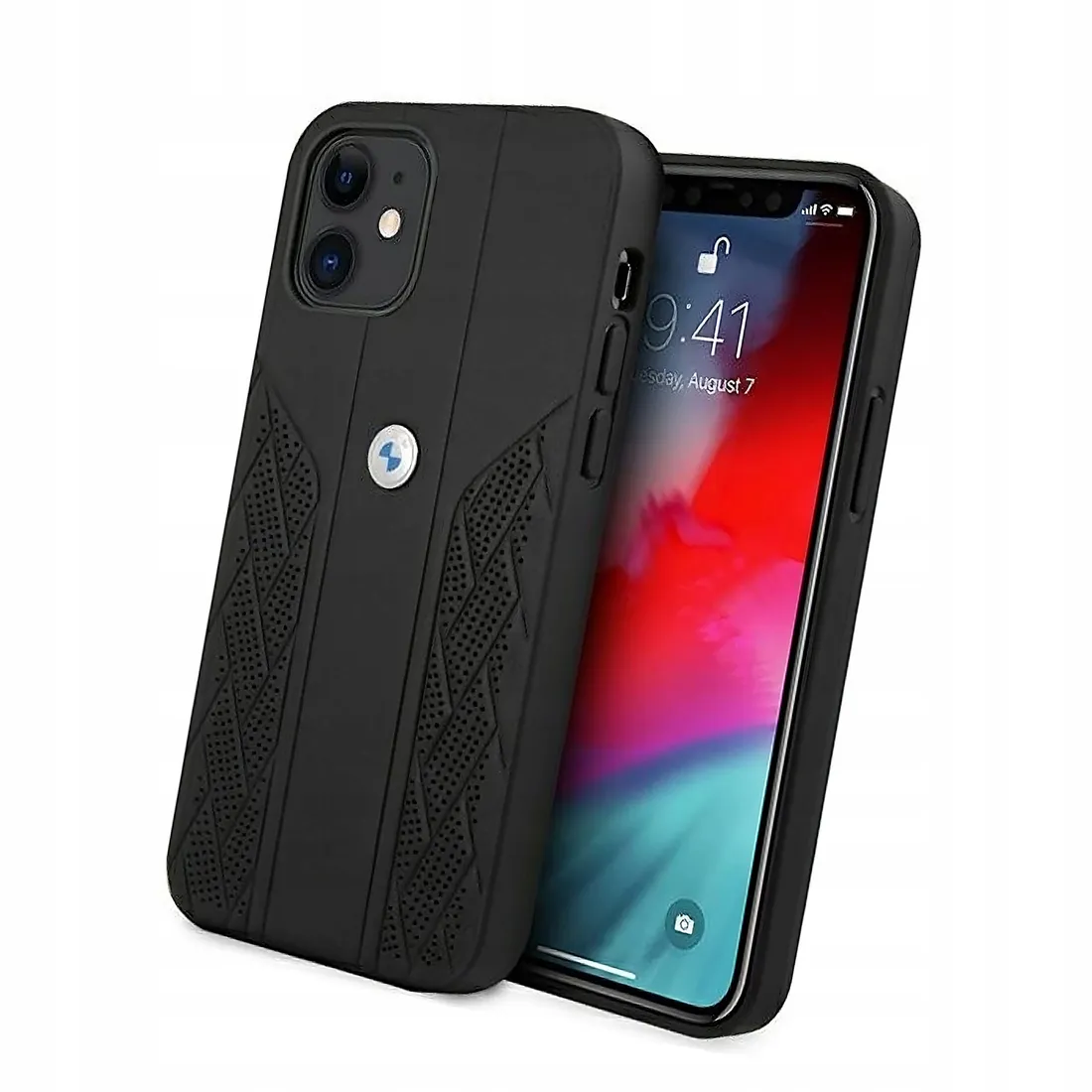 etui-bmw-leather-curve-perforate-do-iphone-12-mini-czarne