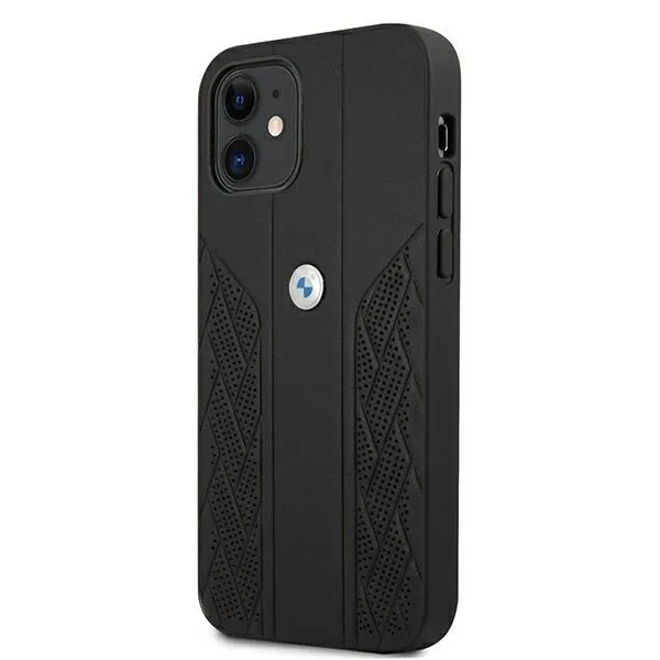 etui-bmw-leather-curve-perforate-do-iphone-12-mini-czarne