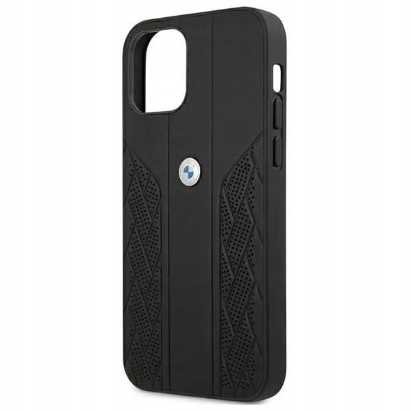 etui-bmw-leather-curve-perforate-do-iphone-12-mini-czarne