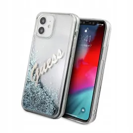 etui-guess-glitter-vintage-script-do-iphone-12-mini-niebieskie