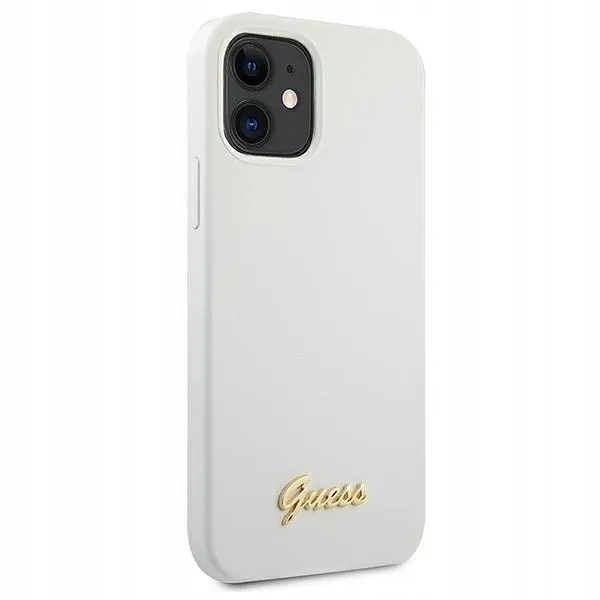 etui-guess-metal-logo-script-do-iphone-12-mini-biale