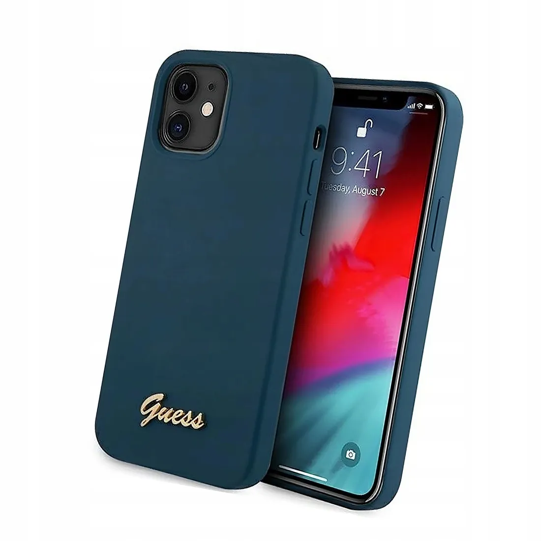 etui-guess-metal-logo-script-do-iphone-12-mini-niebieskie