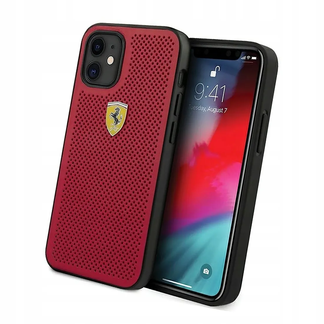 etui-ferrari-on-track-perforated-do-iphone-12-mini-czerwone