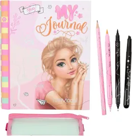 top-model-zestaw-pismienniczy-notes-planer-a5-naklejki-pisaki-na-prezent