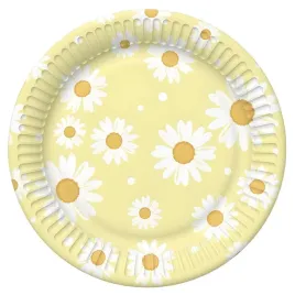 talerzyki-papierowe-stokrotki-zolty-godan-18-cm-6-szt