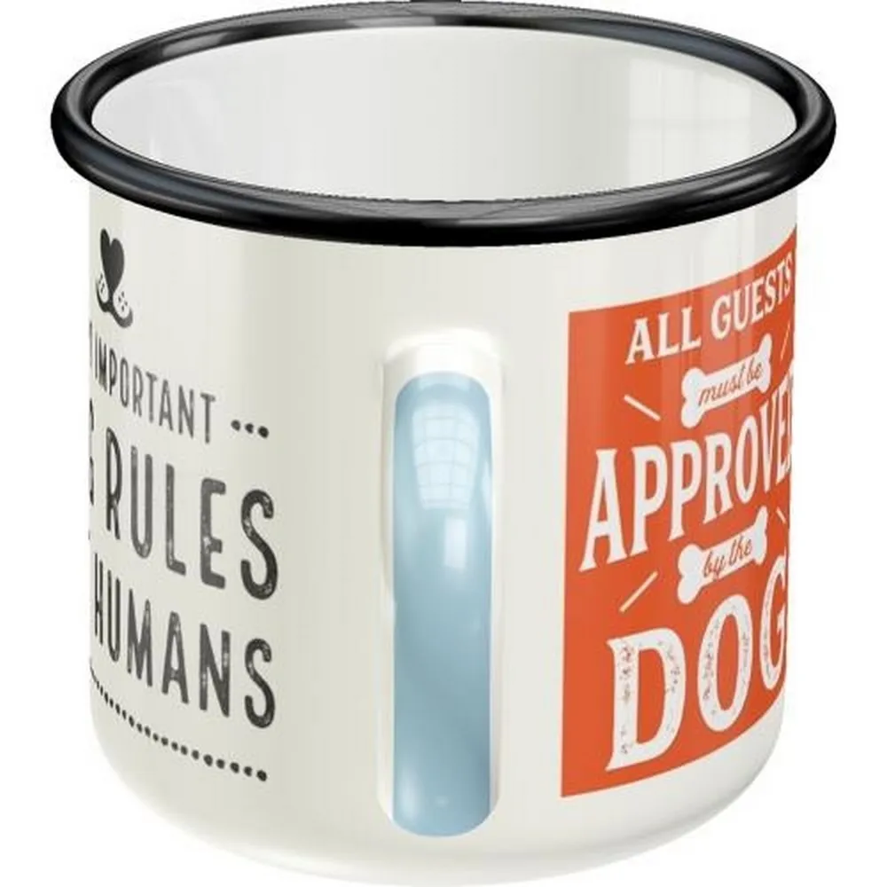 kubek-emaliowany-dog-rules