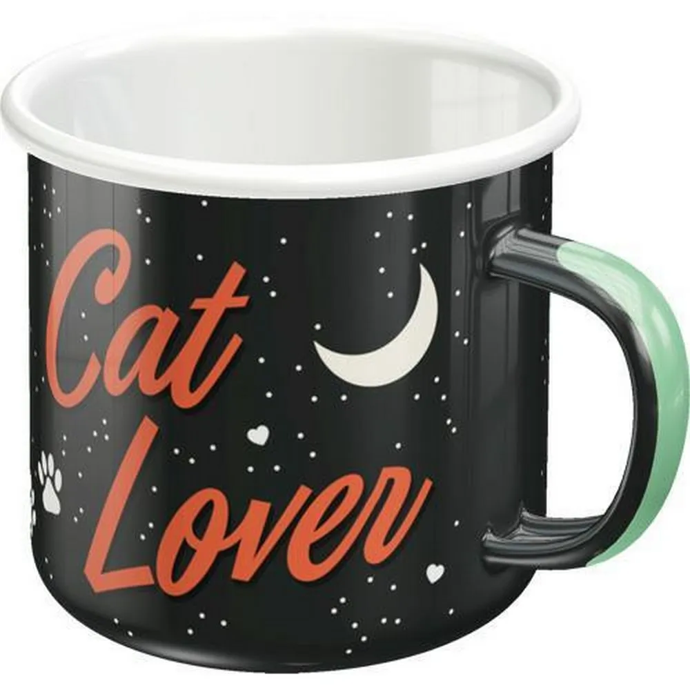 emaliowany-kubek-cat-lover-stan-nowy