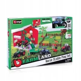 horse-stable-playset-tractor-bburago-bburago