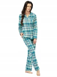key-rozpinana-pizama-damska-lns-471-flanelowa-xl