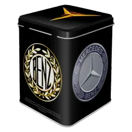 puszka-tloczona-na-herbate-mercedes-benz-logo
