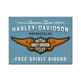 magnes-na-lodowke-harley-davidson-logo-blue