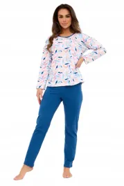 cornette-dluga-pizama-damska-amelia-bawelna-2xl