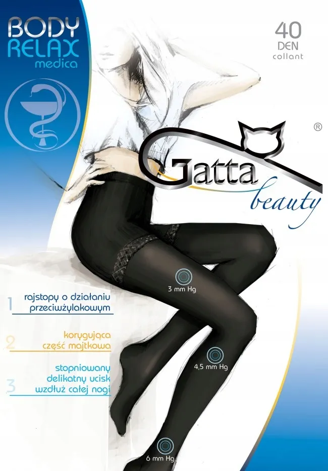 gatta-rajstopy-relaxmedica-40-den-4-beige-stan-nowy
