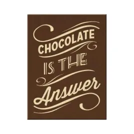 magnes-na-lodowke-chocolate-is-the-answer