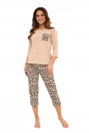 cornette-pizama-damska-3-4-panther-bawelna-xxl