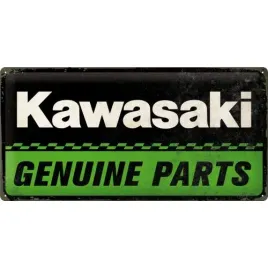 metalowy-plakat-25-x-50cm-kawasaki-genuine-parts