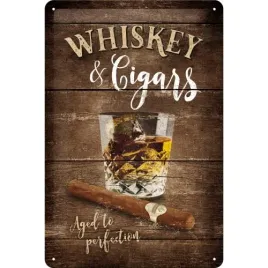 metalowy-plakat-20-x-30cm-whiskey-and-cigars