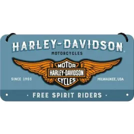 metalowy-plakat-zawieszka-10-x-20cm-harley-davidson-logo