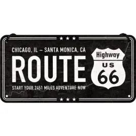 metalowy-plakat-zawieszka-10-x-20cm-highway-66-black