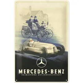 metalowy-plakat-20-x-30cm-mercedes-benz-silver