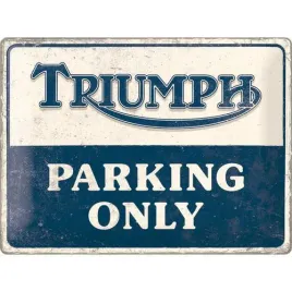 plakat-30x40-triumph-parking-only