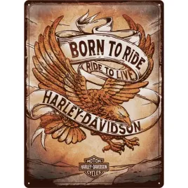 plakat-30x40-harley-davidson-born