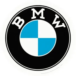 plakat-okragly-35cm-bmw-logo