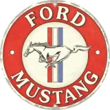 plakat-okragly-35cm-ford-mustang