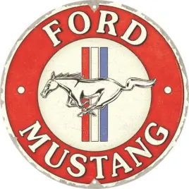 plakat-okragly-35cm-ford-mustang