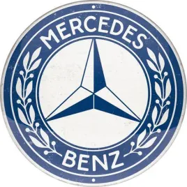 plakat-okragly-35cm-mercedes-benz