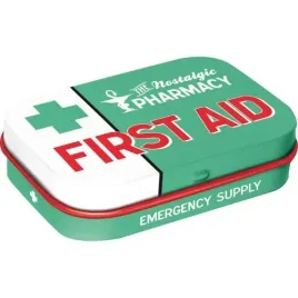 pudelko-z-cukierkami-mint-box-first-aid-green