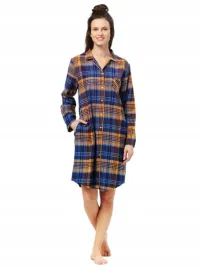 key-rozpinana-koszula-nocna-lnd-481-flanelowa-m