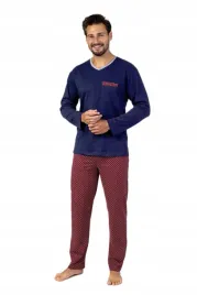 regina-dluga-pizama-meska-w-serek-465-2xl-bawelna