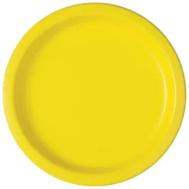 talerzyki-papierowe-neonowe-okragle-zolty-unique-18-cm-8-szt
