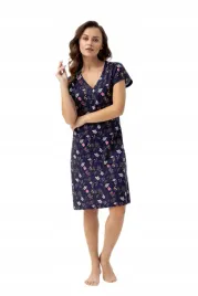 luna-koszula-nocna-damska-w-kwiaty-079-m-granat