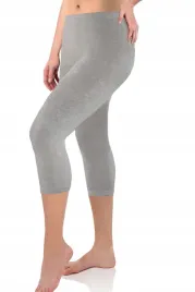 sesto-senso-legginsy-damskie-3-4-wiskoza-3xl-szary