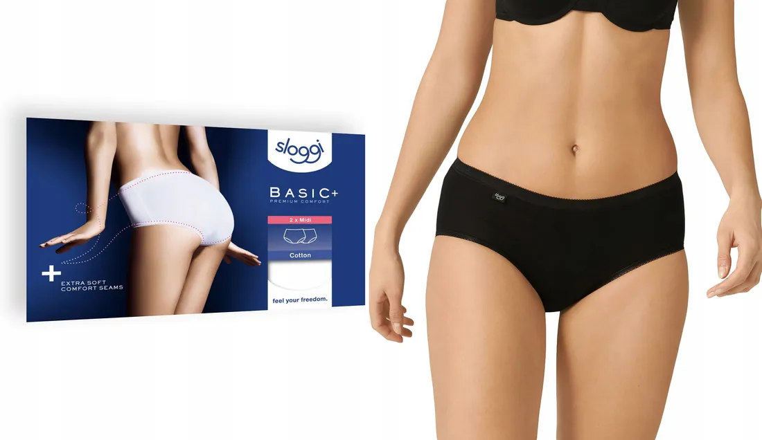 sloggi-figi-damskie-basic-midi-2-pak-38-czarne-stan-nowy