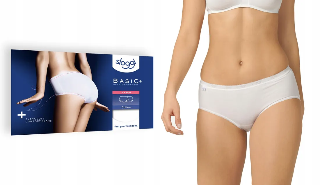 sloggi-figi-damskie-basic-midi-2-pak-42-biale-stan-nowy