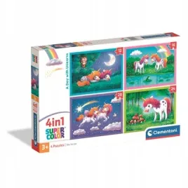 puzzle-4w1-super-kolor-a-day-with-unicorns-21740-trefl