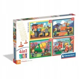 puzzle-4w1-super-kolor-busy-at-work-21741-trefl