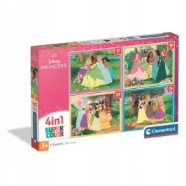 puzzle-4w1-super-kolor-disney-princess-21746-trefl