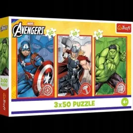 puzzle-3x50-twoj-bohater-trefl-trefl