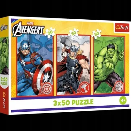 puzzle-3x50-twoj-bohater-trefl-trefl