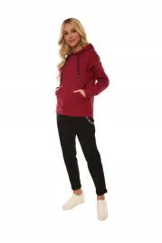 de-lafense-dres-damski-just-469-xl-bordo