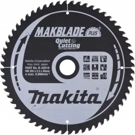 makita-pila-tarczowa-255x30x60z-makblade-plus-drewno